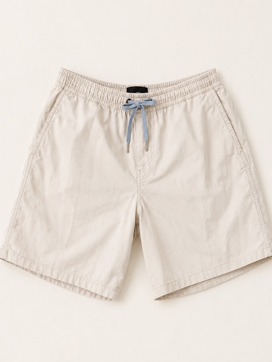 Rodd & Gunn Other - RODD & GUNN Men’s Elastic Waist Drawstring Shorts M Beige Cotton Stretch Casual